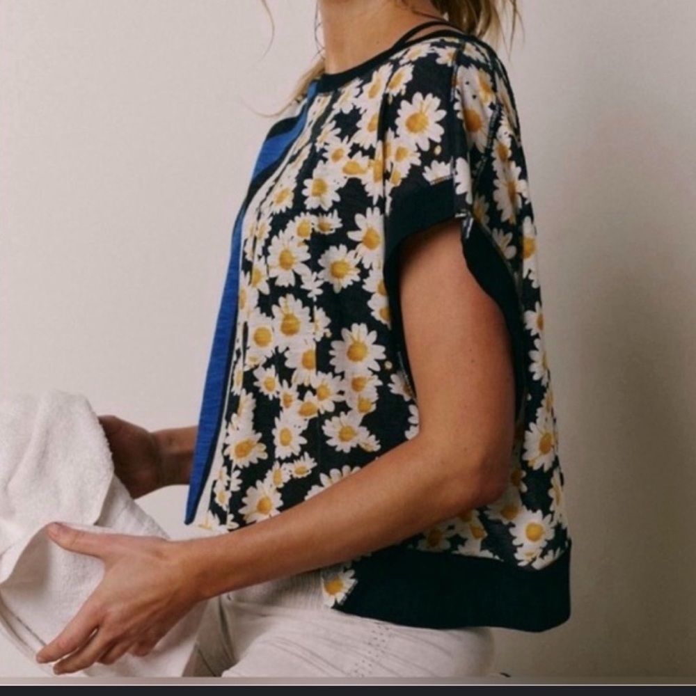 Free People Inspire Printed Tank. FP Movement. NWT. Daisy - Picture 2 of 4